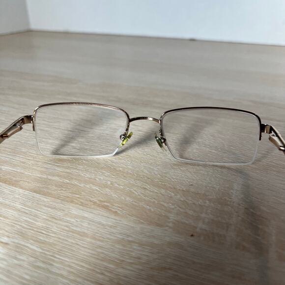 NWOT Versace Mod.1066 1053 Eyeglasses Brown Silver Half Rim Frames 50-18-135 - Picture 5 of 9